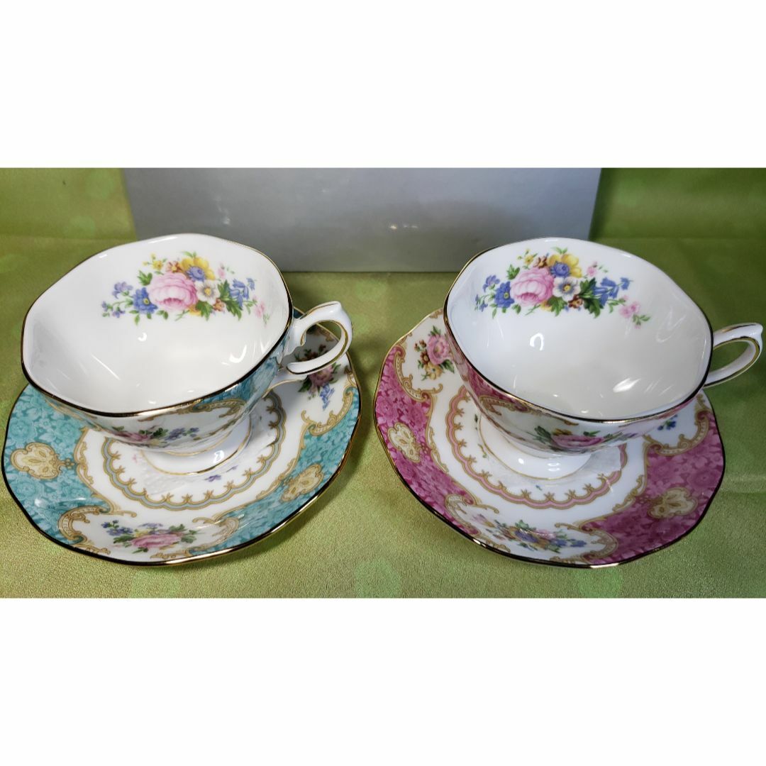 ROYAL ALBERT ロイヤルアルバート カップ＆ソーサー ペアセット