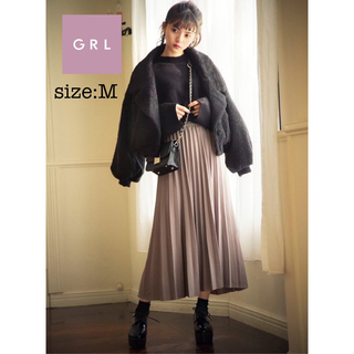 グレイル(GRL)のGRL プリーツスカート Mサイズ af103 齋藤飛鳥(ロングスカート)