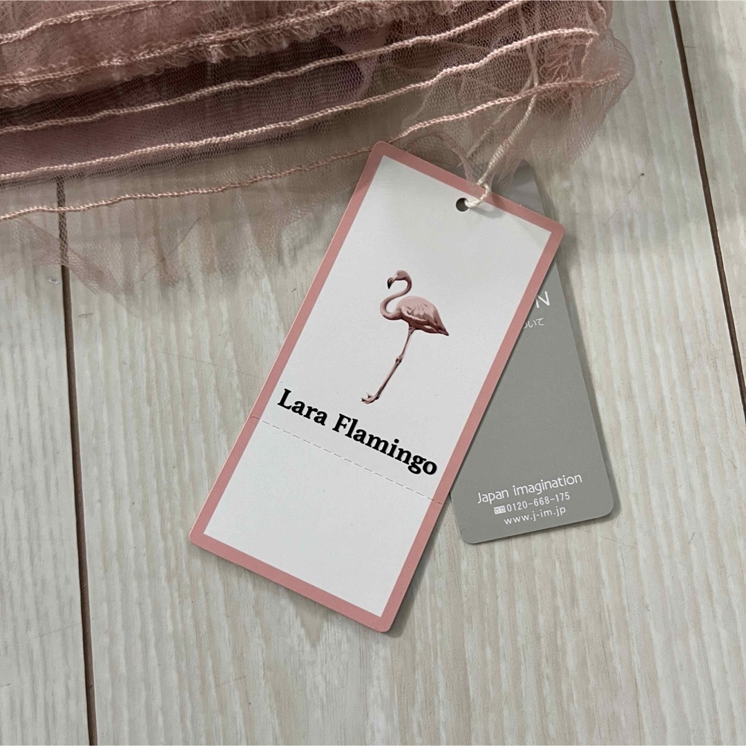 Lara Flamingo(ララフラミンゴ)のLara Flamingo チュールレースブラウス&キャミ レディースのトップス(シャツ/ブラウス(半袖/袖なし))の商品写真