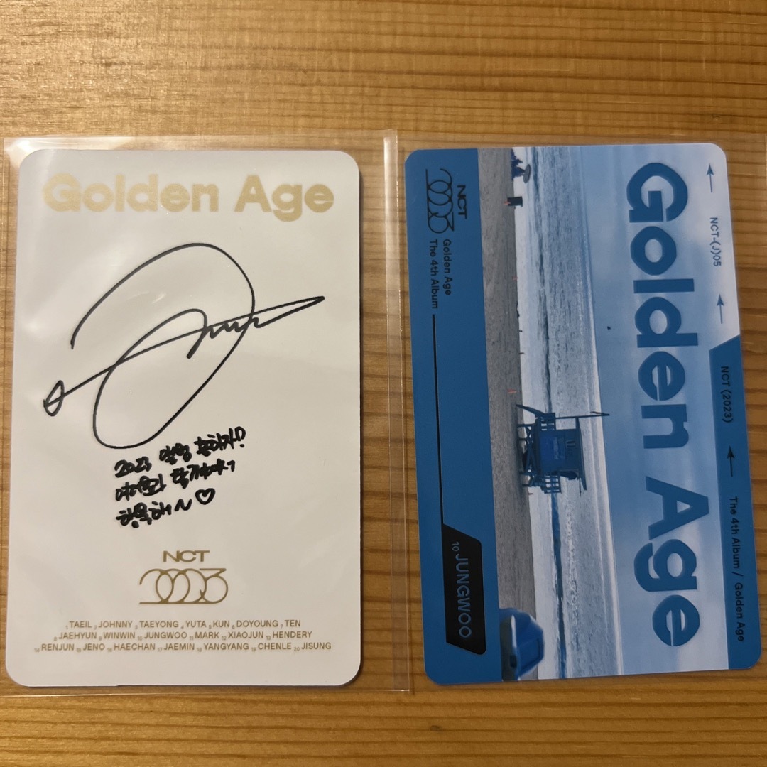 NCT GOLDEN AGE ジョンウ target トレカ