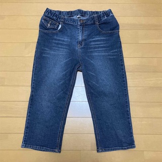 セシール(cecile)のジーンズ　七分丈　ブルー　160B(パンツ/スパッツ)