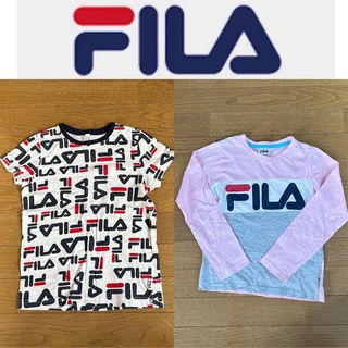 フィラ(FILA)のロゴトップス 長袖 半袖 130cm キッズ 女の子 フィラ FILA(Tシャツ/カットソー)