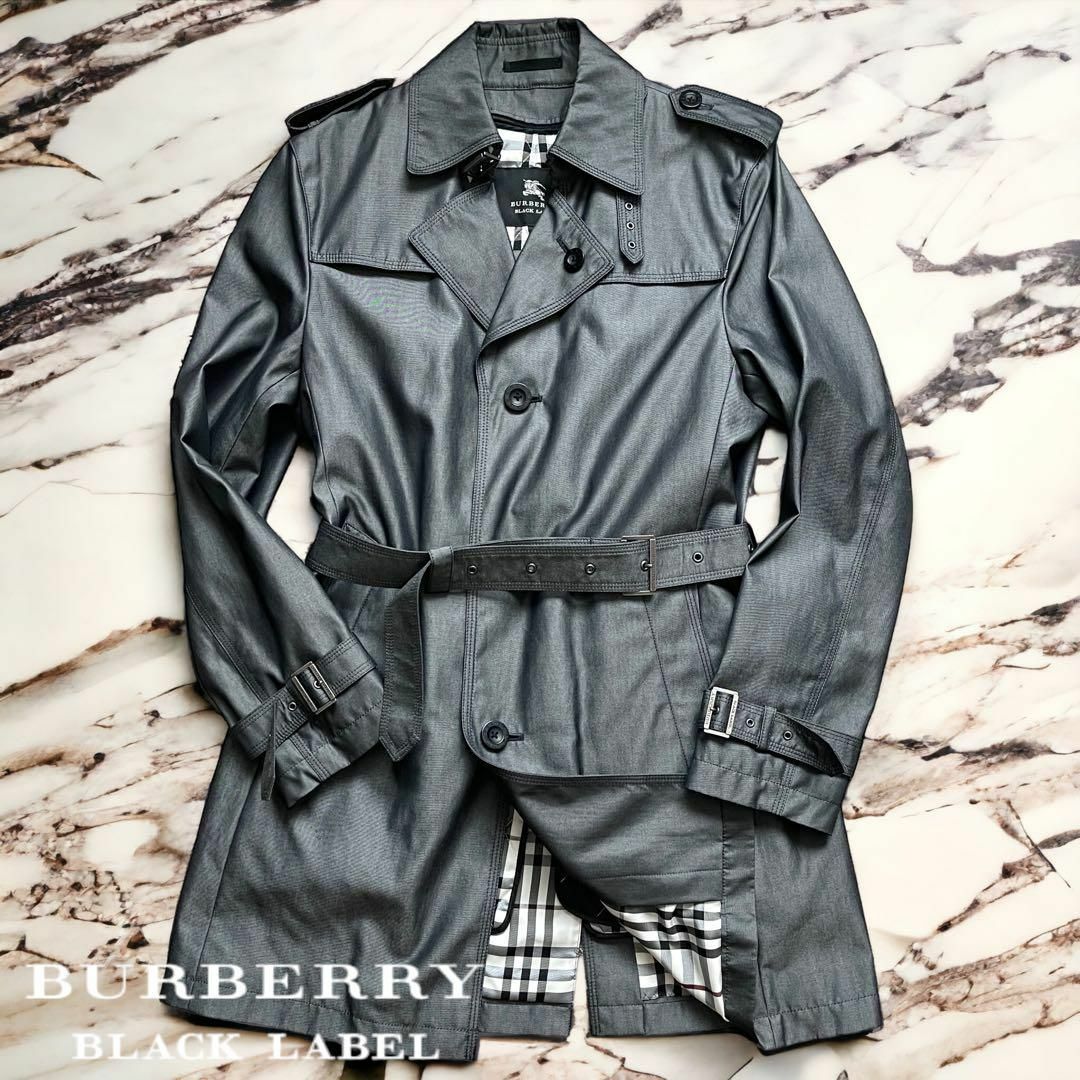 BURBERRY BLACK LABEL - 極美品 BURBERRY BLACK LABEL トレンチコート