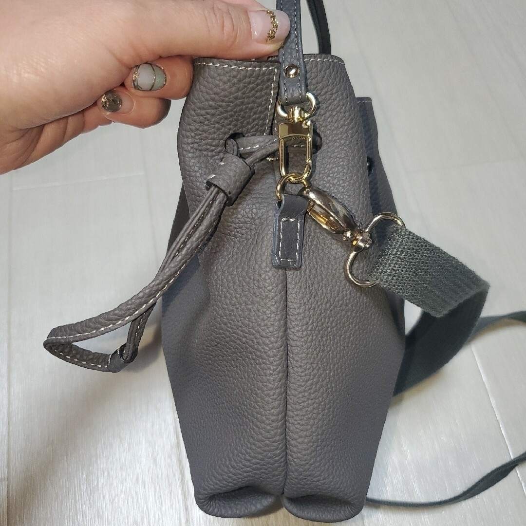 ボナベンチュラ ノアバッグ チャコールグレー カスタムオーダー品-