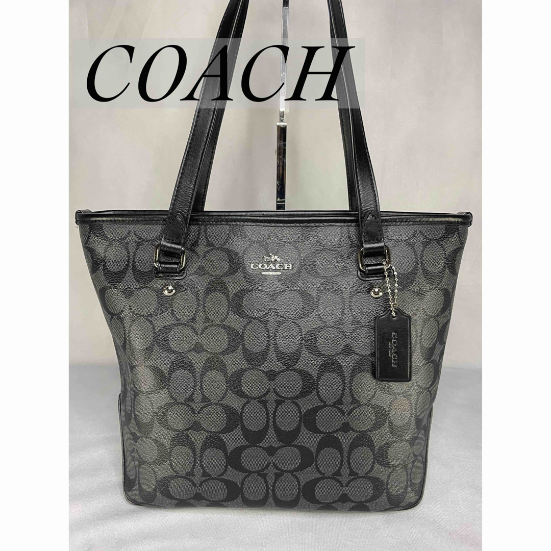 極美品♡ COACH F58294 シグネチャー　トートバック