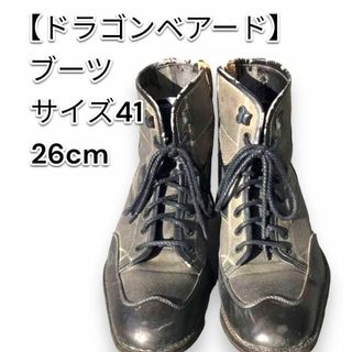 ★新品 未使用★DRAGONBEARD ブーツ サイドジップ レザー 27.5㎝