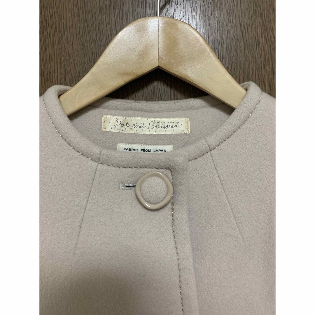 Dot and Strips ハーフコート 【新品未使用】Dot and Stripes CHILD WOMANハーフコート