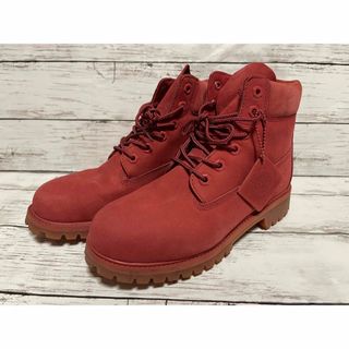 ティンバーランド(Timberland)の早い者勝ち！！　ティンバーランド　ブーツ　レディース　23.5㎝　赤色 (ブーツ)