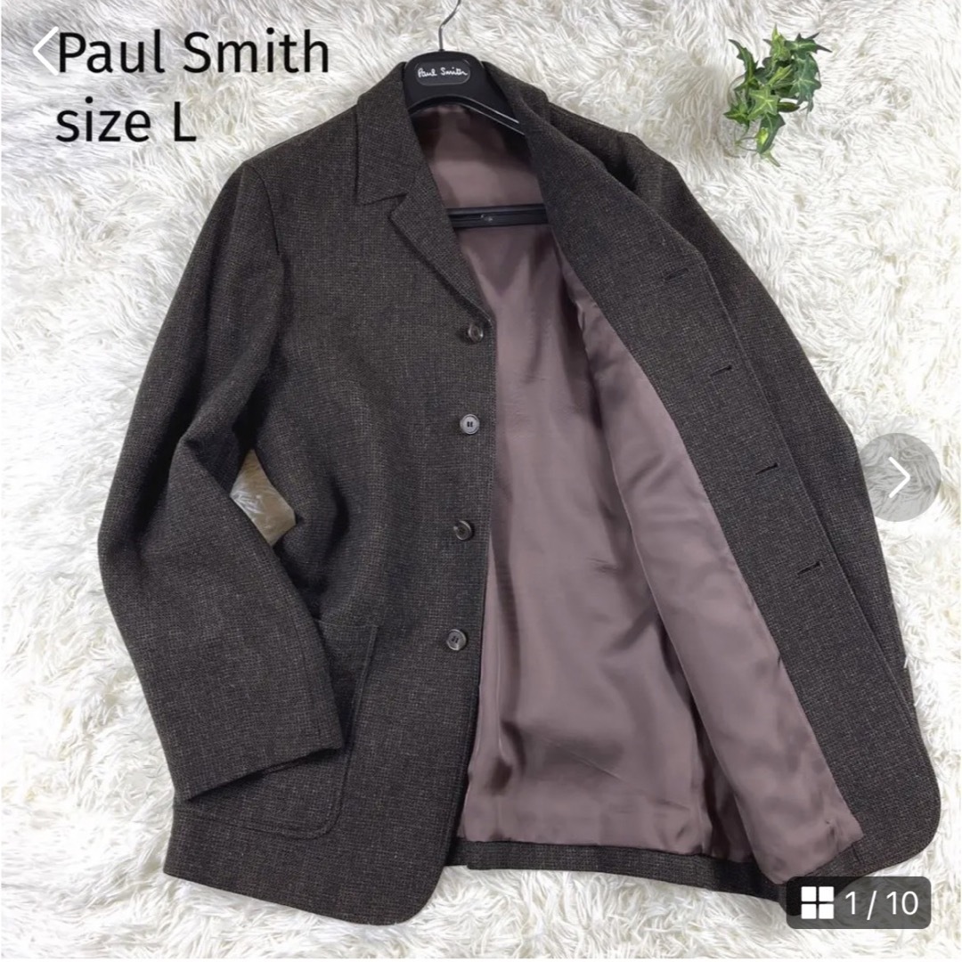 Paul Smith】ポールスミス（L ）コート ツイード ウール - チェスター ...