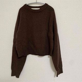 シンゾーン(Shinzone)のショートシェーカーセーター　SHORT SHAKER SWEATER(ニット/セーター)