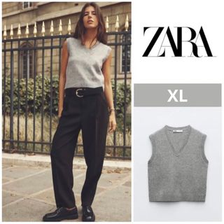 完売品！！【タグ付き新品未使用】ZARA ザラ ソフトニットベスト