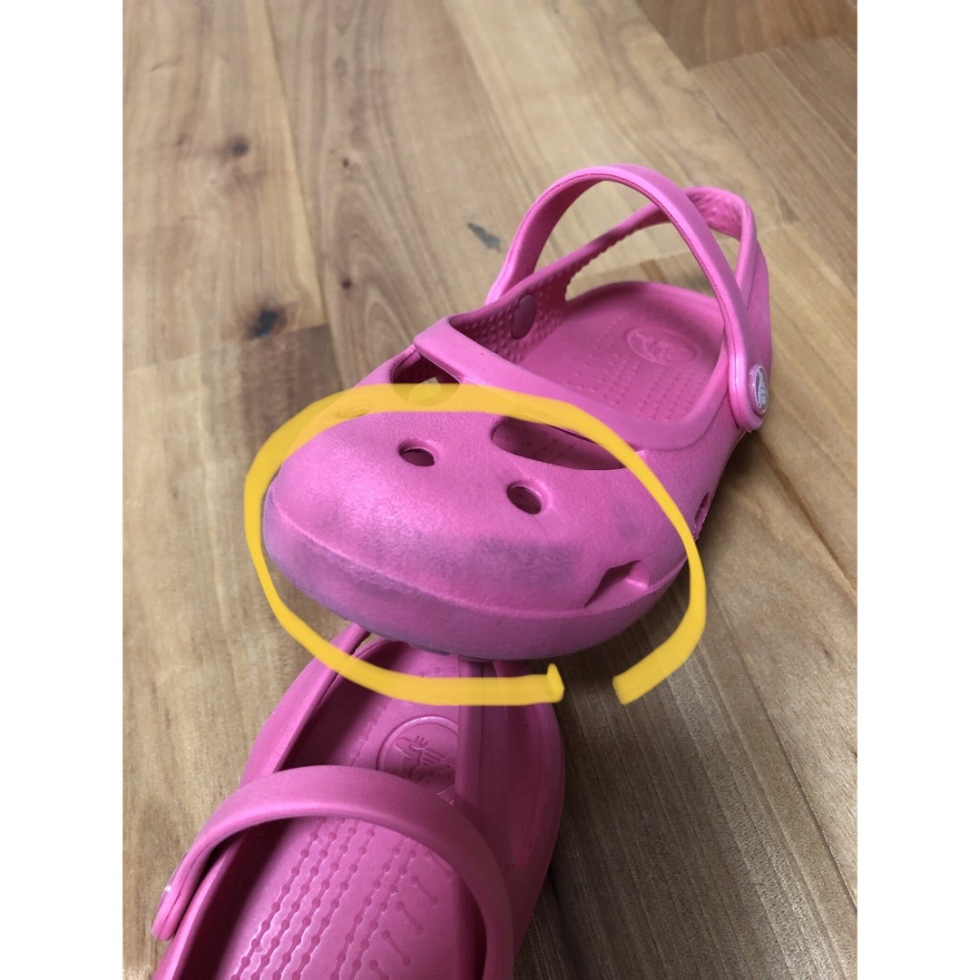 crocs(クロックス)のクロックス　16センチ　キッズ キッズ/ベビー/マタニティのキッズ靴/シューズ(15cm~)(サンダル)の商品写真