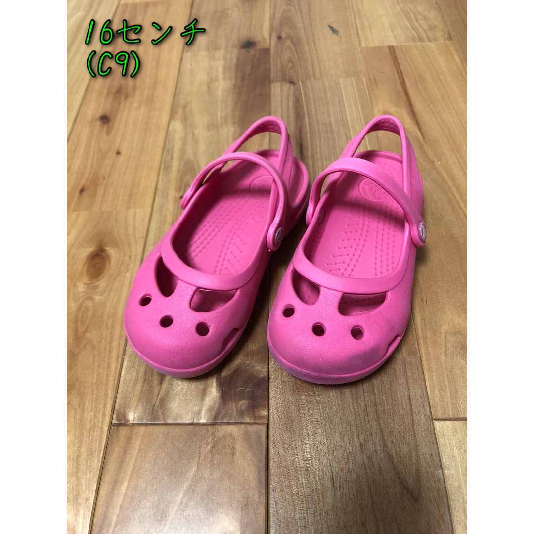 crocs(クロックス)のクロックス　16センチ　キッズ キッズ/ベビー/マタニティのキッズ靴/シューズ(15cm~)(サンダル)の商品写真