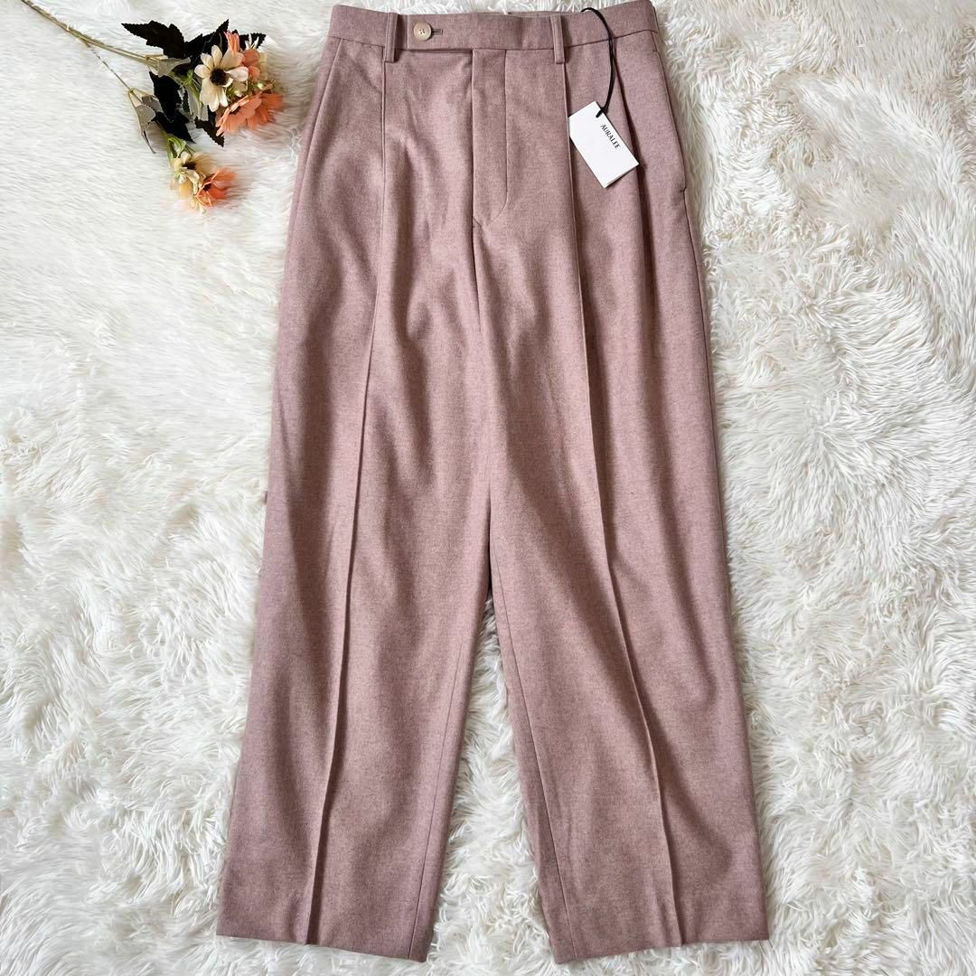 AURALEE WOOL FULLING FLANNEL SLACKS