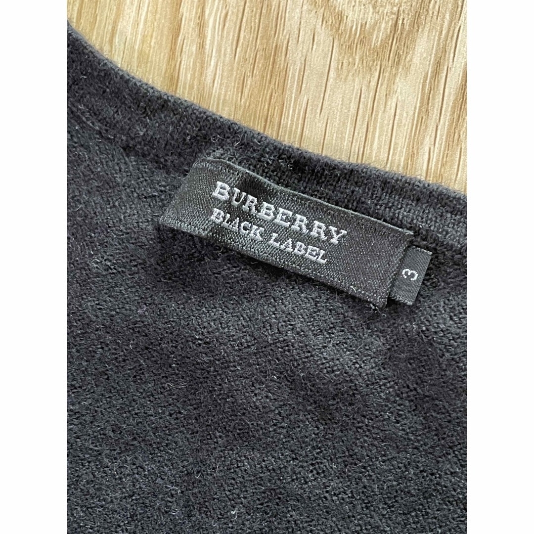 BURBERRY BLACK LABEL(バーバリーブラックレーベル)のバーバリーブラックレーベル ニット ノースリーブ ベスト サイズ3 ピンク  メンズのトップス(ニット/セーター)の商品写真