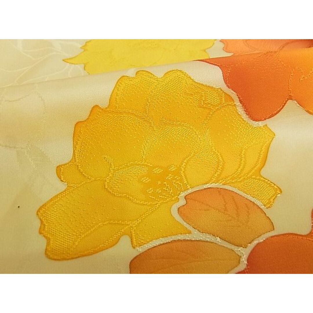 平和屋-こころ店■上質な小紋 地紋起こし 草花文 着丈157cm 裄丈64cm 正絹 逸品 A-ja4451