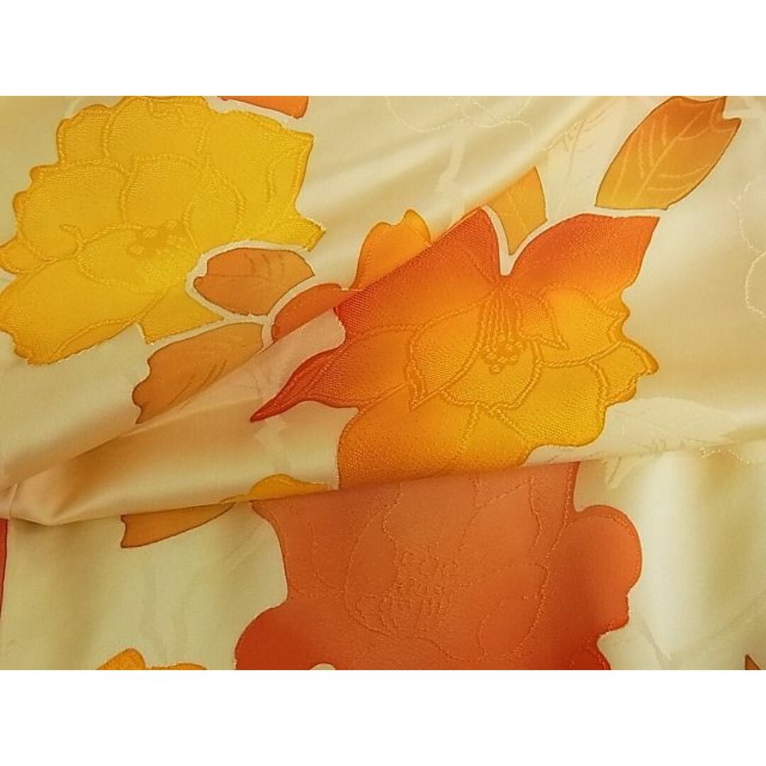 平和屋-こころ店■上質な小紋 地紋起こし 草花文 着丈157cm 裄丈64cm 正絹 逸品 A-ja4451