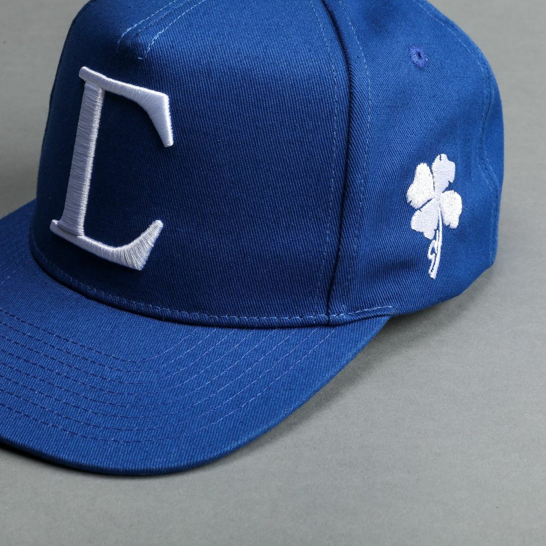 Darc Sport MAKE YOUR OWN LUCK LUCKY BIG C SNAPBACK CAP COBALT