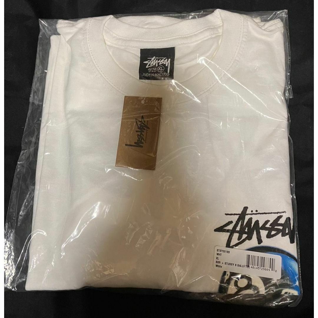 Stussy Born x Raised 8 Ball Tee white XL