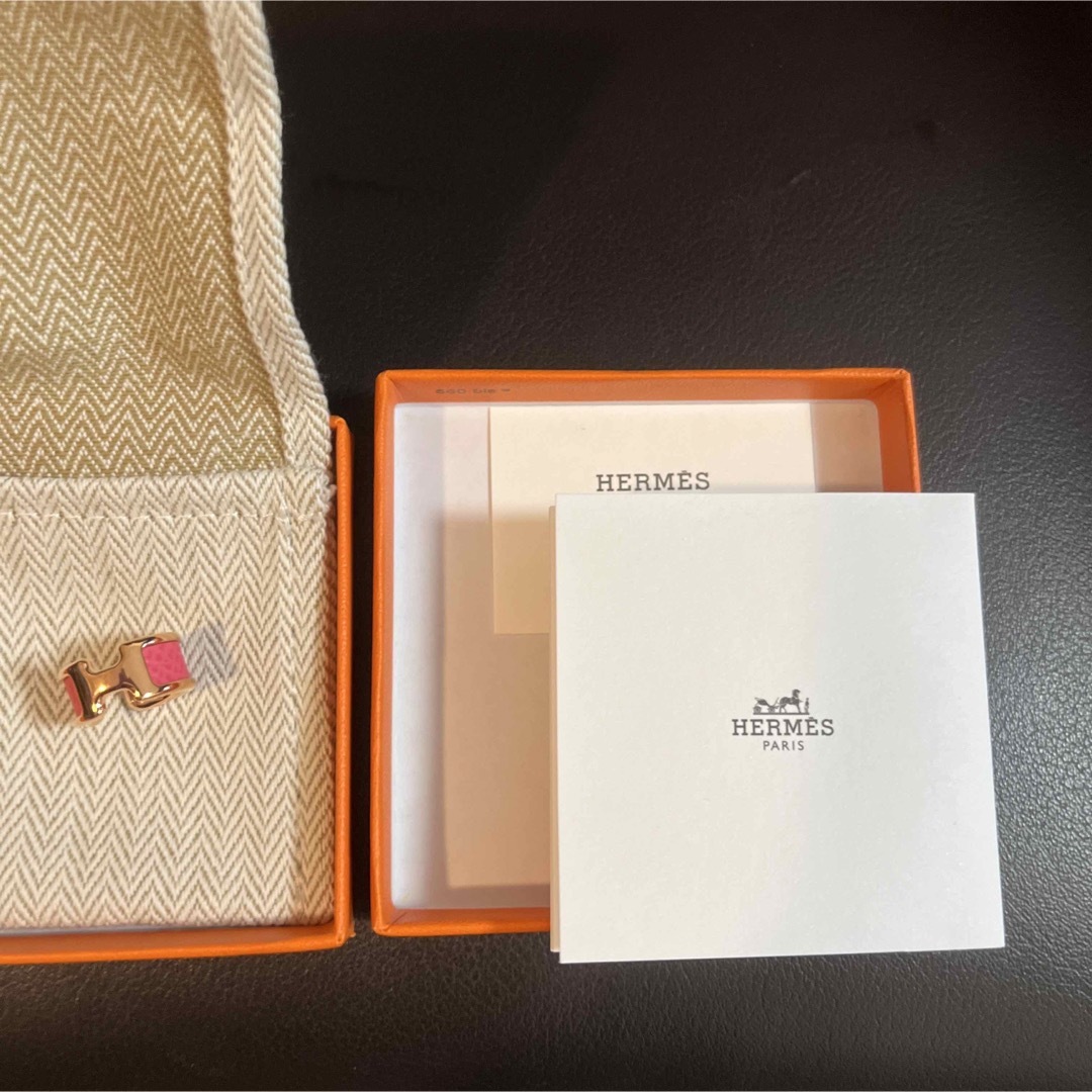 Hermes(エルメス)の新品エルメスオランプpmローズアザレピンクゴールドイヤーカフ レディースのアクセサリー(イヤーカフ)の商品写真