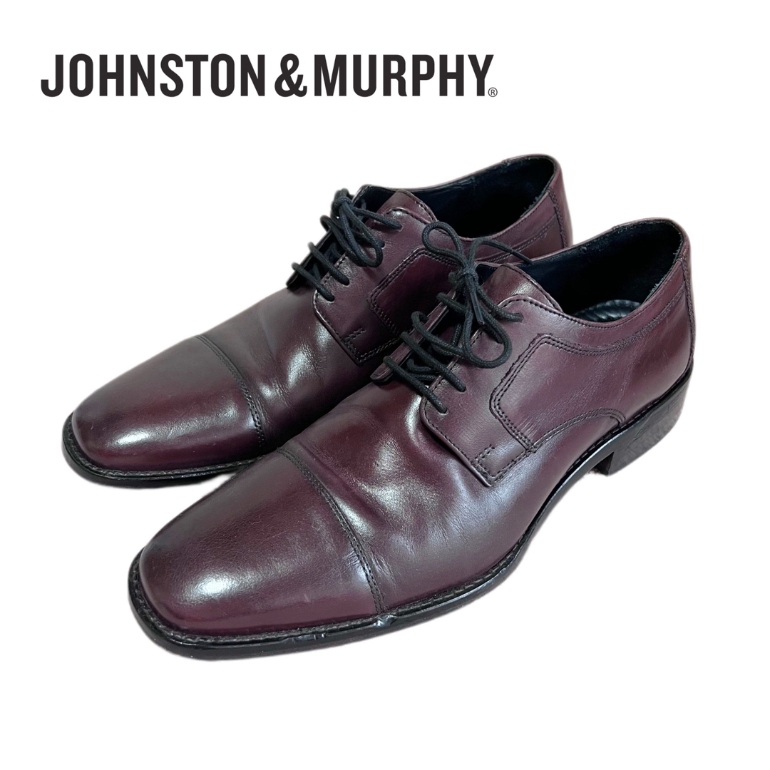 希少★Johnston＆Murphy ストレートチップシューズ レザー 革靴