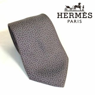 エルメス(Hermes)の【極美品】HERMES エルメス ネクタイ パープル(ネクタイ)