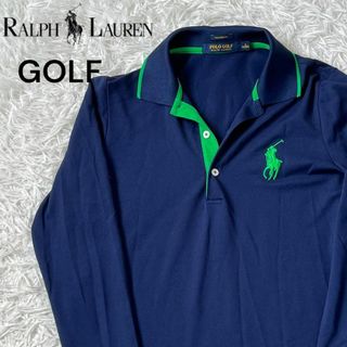 ポロラルフローレン(POLO RALPH LAUREN)のラルフローレン　ポロゴルフ　ウェア　長袖　ポロシャツ　ビッグポニー　ネイビー(その他)