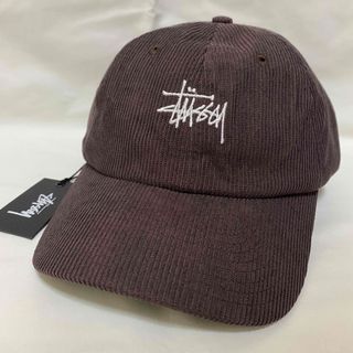 ステューシー(STUSSY)の海外限定　STUSSY ステューシー　グラフィティ　キャップ　コーデュロイ　茶(キャップ)