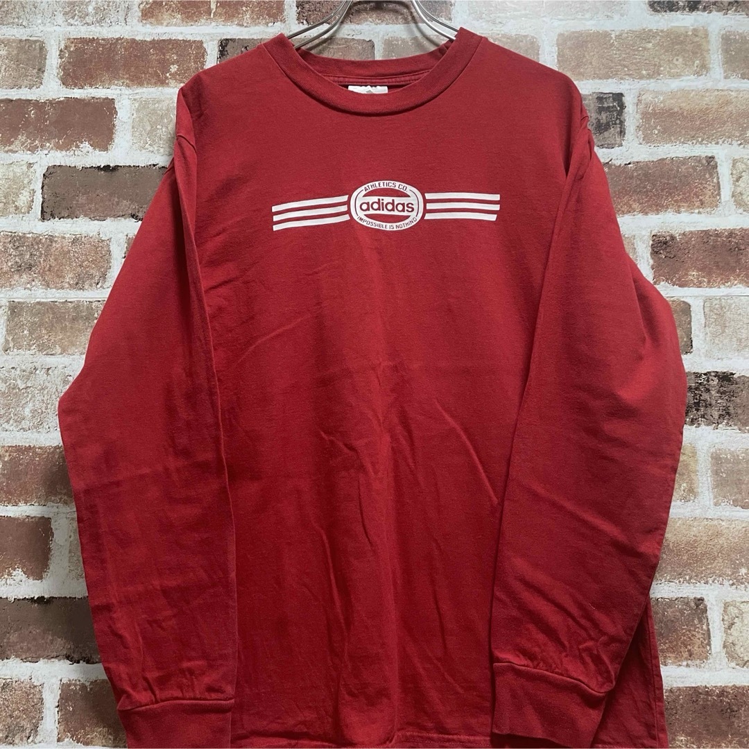 adidas - 超レア❗️アディダス 90s ビンテージ ロング Tシャツ❗️の
