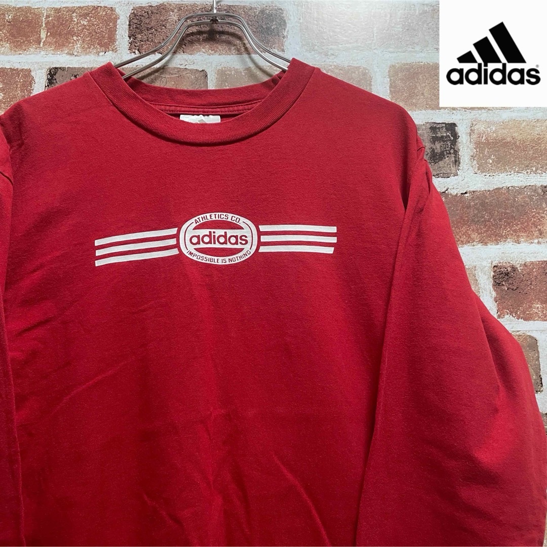 adidas - 超レア❗️アディダス 90s ビンテージ ロング Tシャツ❗️の