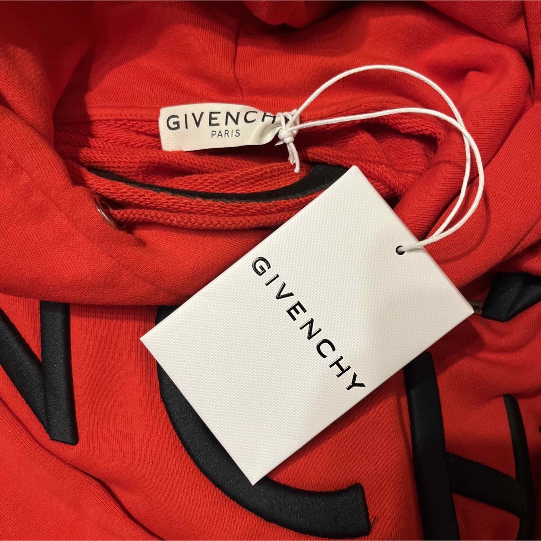 GIVENCHY - ジバンシー GIVENCHY ロゴパーカー フーディー レッド