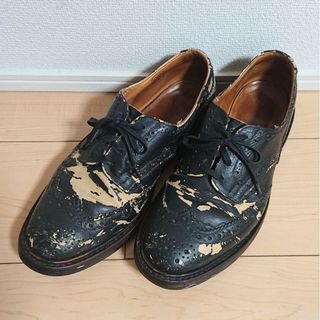 トリッカーズ(Trickers)の27 良品 Tricker's × MILOK ドレスシューズ ペンキ加工(ブーツ)