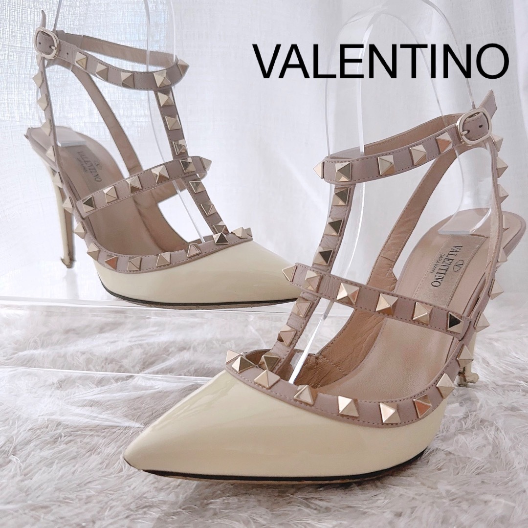 Valentino ヴァレンティノ　スタッズ　ハイヒール　パンプス　サンダル　靴ハイヒール/パンプス