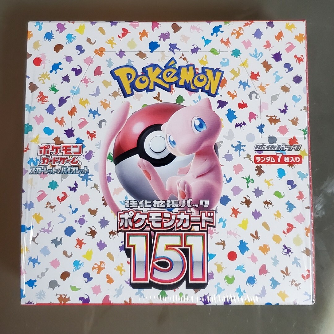 151 新品未開封　シュリンク付き  ポケモンカードゲーム  強化拡張パック