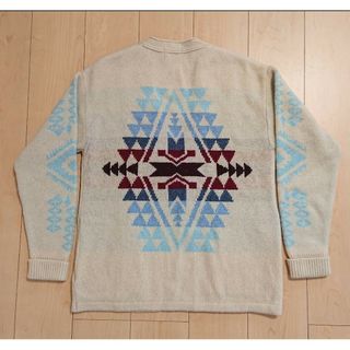 ペンドルトン(PENDLETON)のS 美品 PENDLETON ネイティブ ニット カーディガン ベージュ(カーディガン)