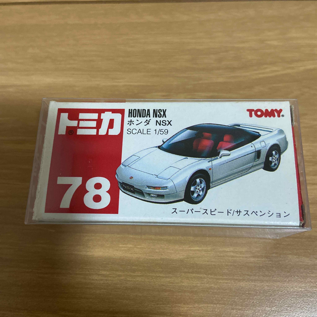 Takara Tomy(タカラトミー)のトミカ/NO.78/NSX(白色)/専用ケース付き エンタメ/ホビーのおもちゃ/ぬいぐるみ(ミニカー)の商品写真