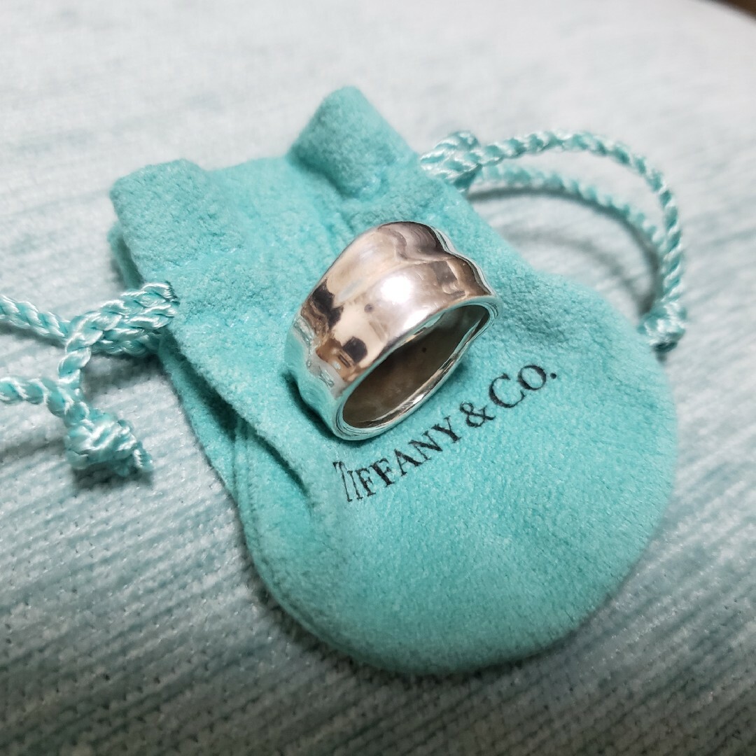 Tiffany ハート リーフ シルバー リング