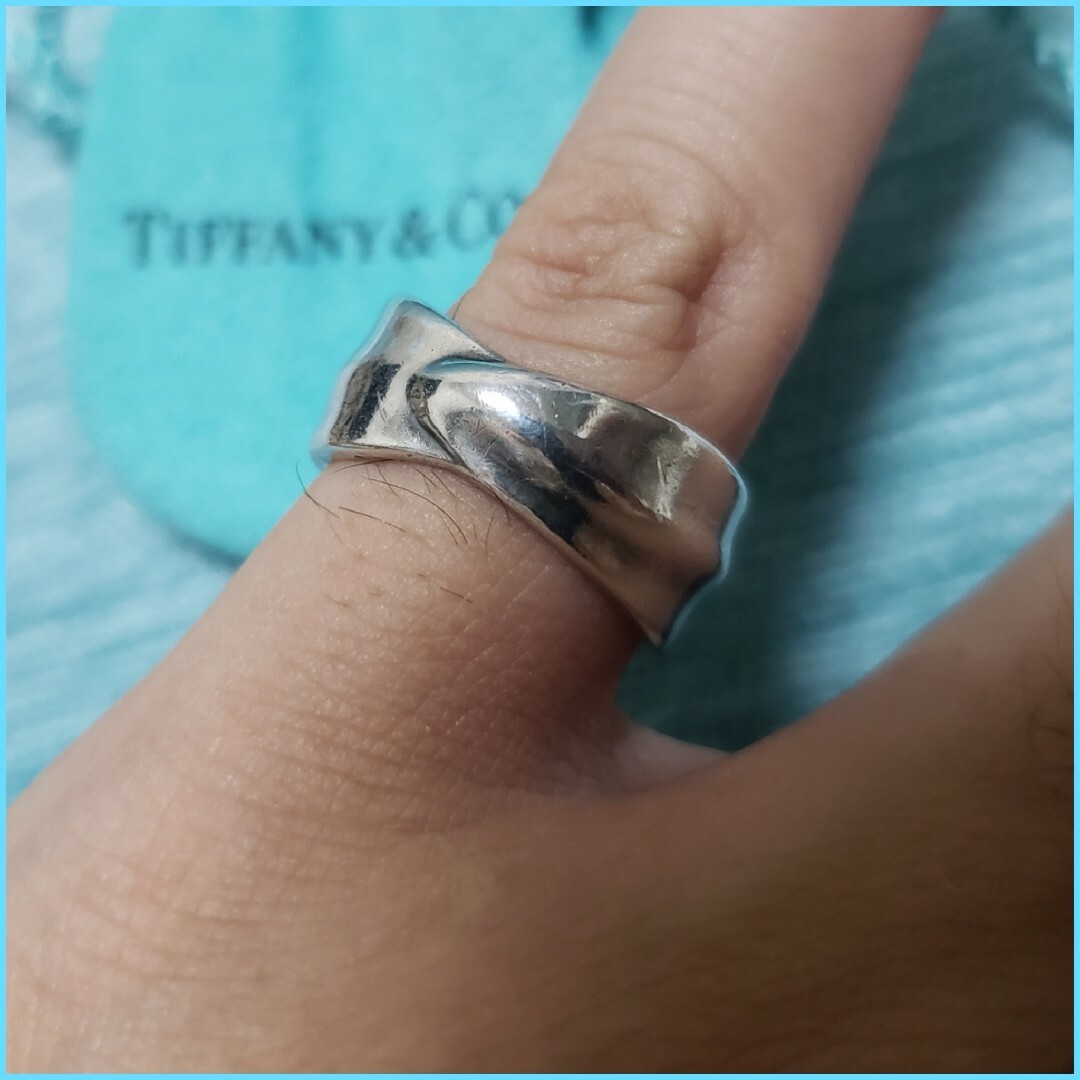 Tiffany & Co. - VINTAGE TIFFANY/OLD TIFFANY/リーフリング/シルバー