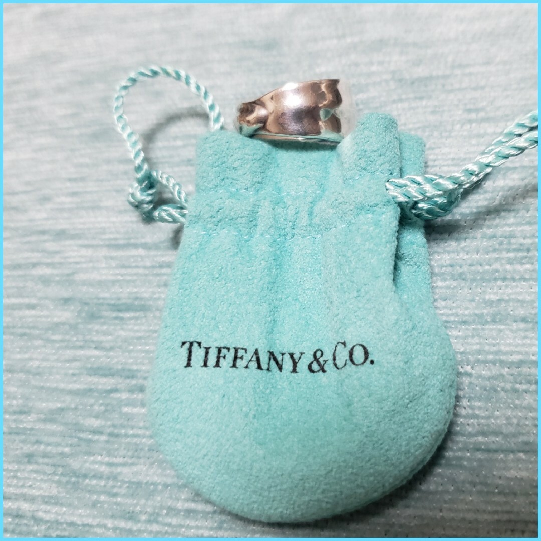 VINTAGE TIFFANY/OLD TIFFANY/リーフリング/シルバー