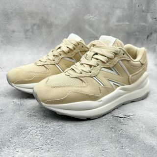 ニューバランス(New Balance)の【極美品】ニューバランス 57/40 STD ベージュ 毛長スエード 秋カラー(スニーカー)