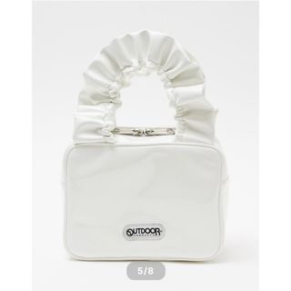 アウトドアプロダクツ(OUTDOOR PRODUCTS)の【®️様専用】Frilly mini bag 白(ハンドバッグ)