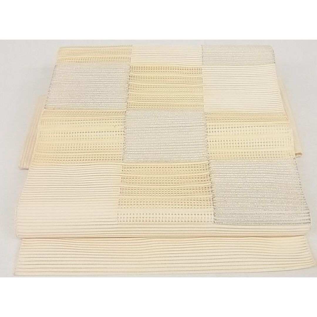 平和屋-こころ店■つけ帯 作家物 紬地 成物 正絹 逸品 A-az5852