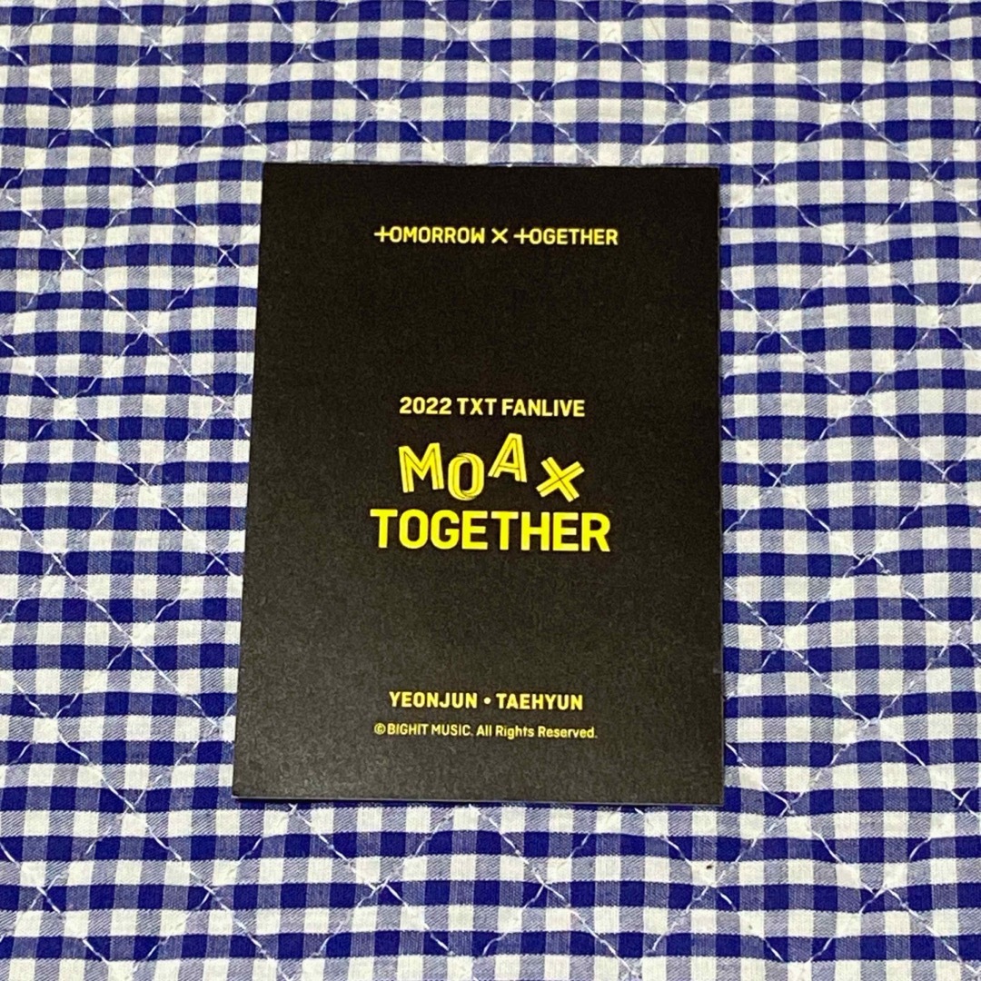 TXT Tシャツ　MOA X TOGETHER トゥバ　2022