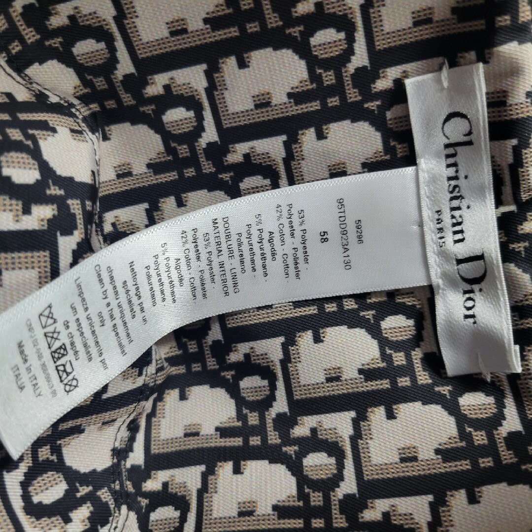美品♡クリスチャンディオール Dior ハット リバーシブル