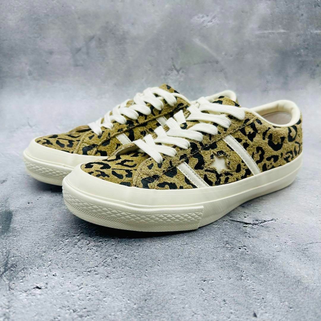 新品未使用　大人気★CONVERSE　STAR\u0026BARS  レオパード23