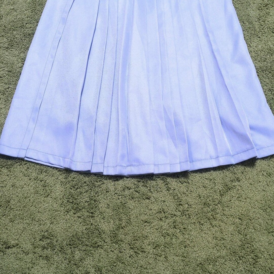 Noela(ノエラ)のノエラ　プリーツスカート　サックス　サイズM レディースのスカート(ロングスカート)の商品写真