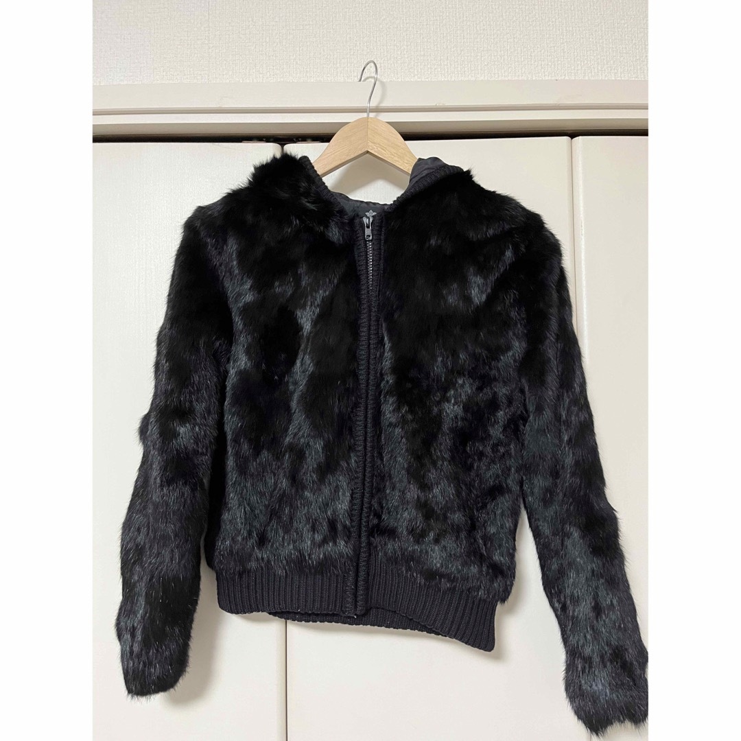 JOHN LAWRENCE SULLIVAN(ジョンローレンスサリバン)の90's real fur hooded jacket メンズのジャケット/アウター(ブルゾン)の商品写真