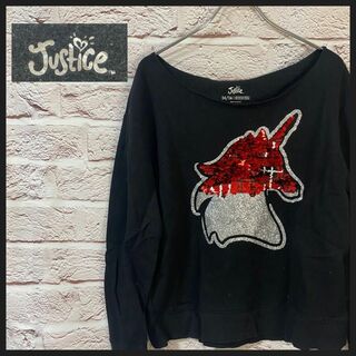 Justice トレーナー　ロンT メンズ　レディース　[ 14/16 ](Tシャツ(長袖/七分))