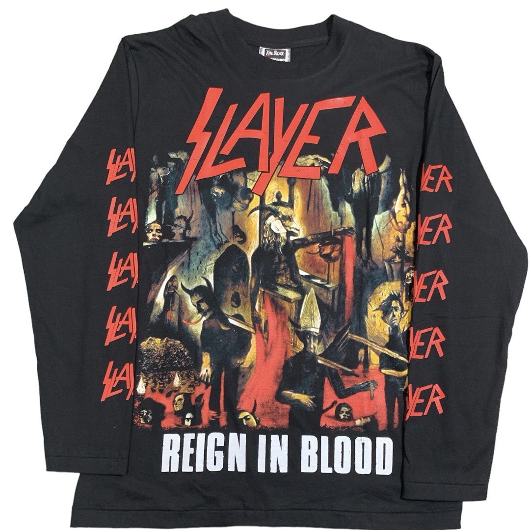 SLAYER スレイヤー 肩幅50身幅53袖丈67着丈75 - Tシャツ/カットソー(七