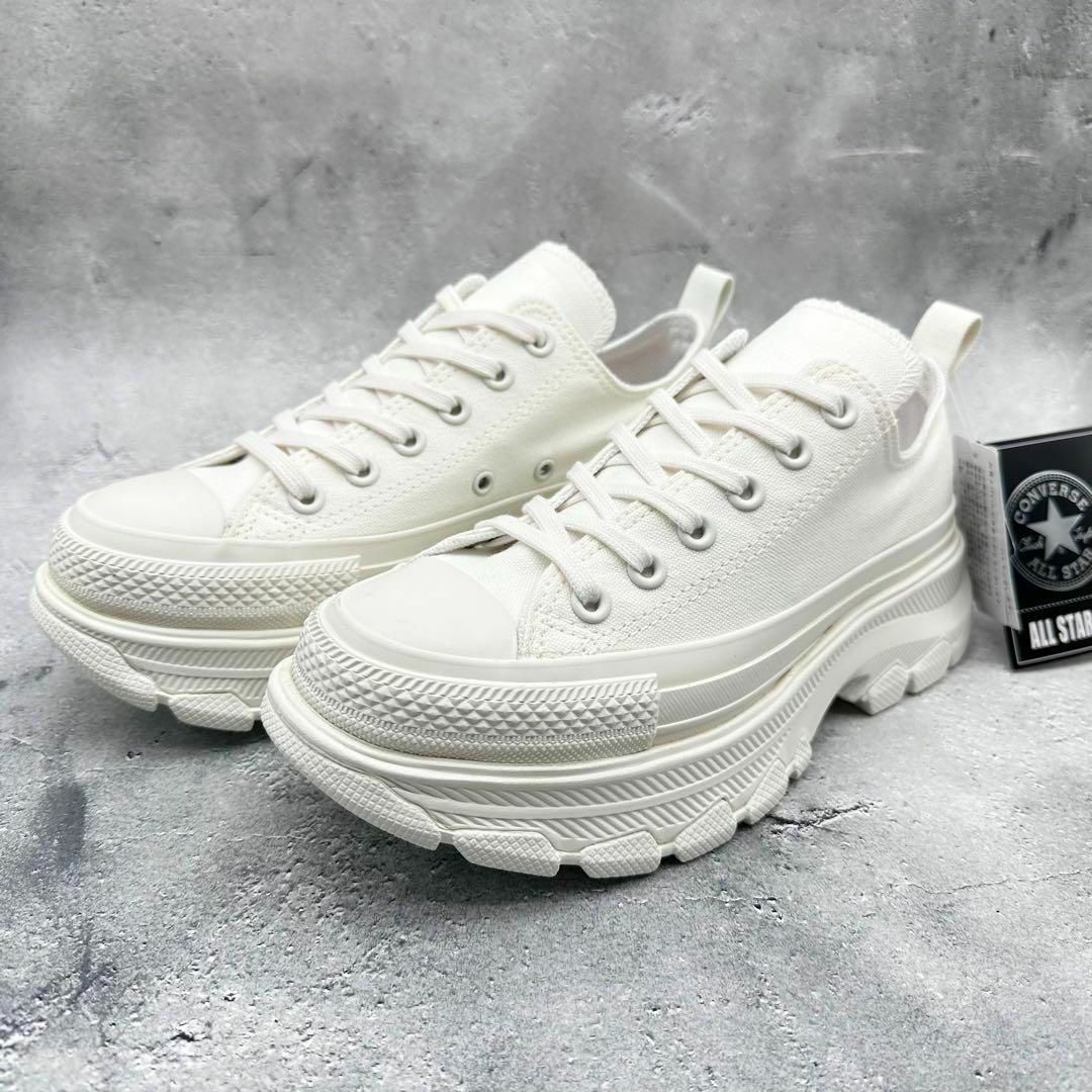 未使用】コンバース ALLSTAR 100 トレックウェーブ キャンバス 厚底